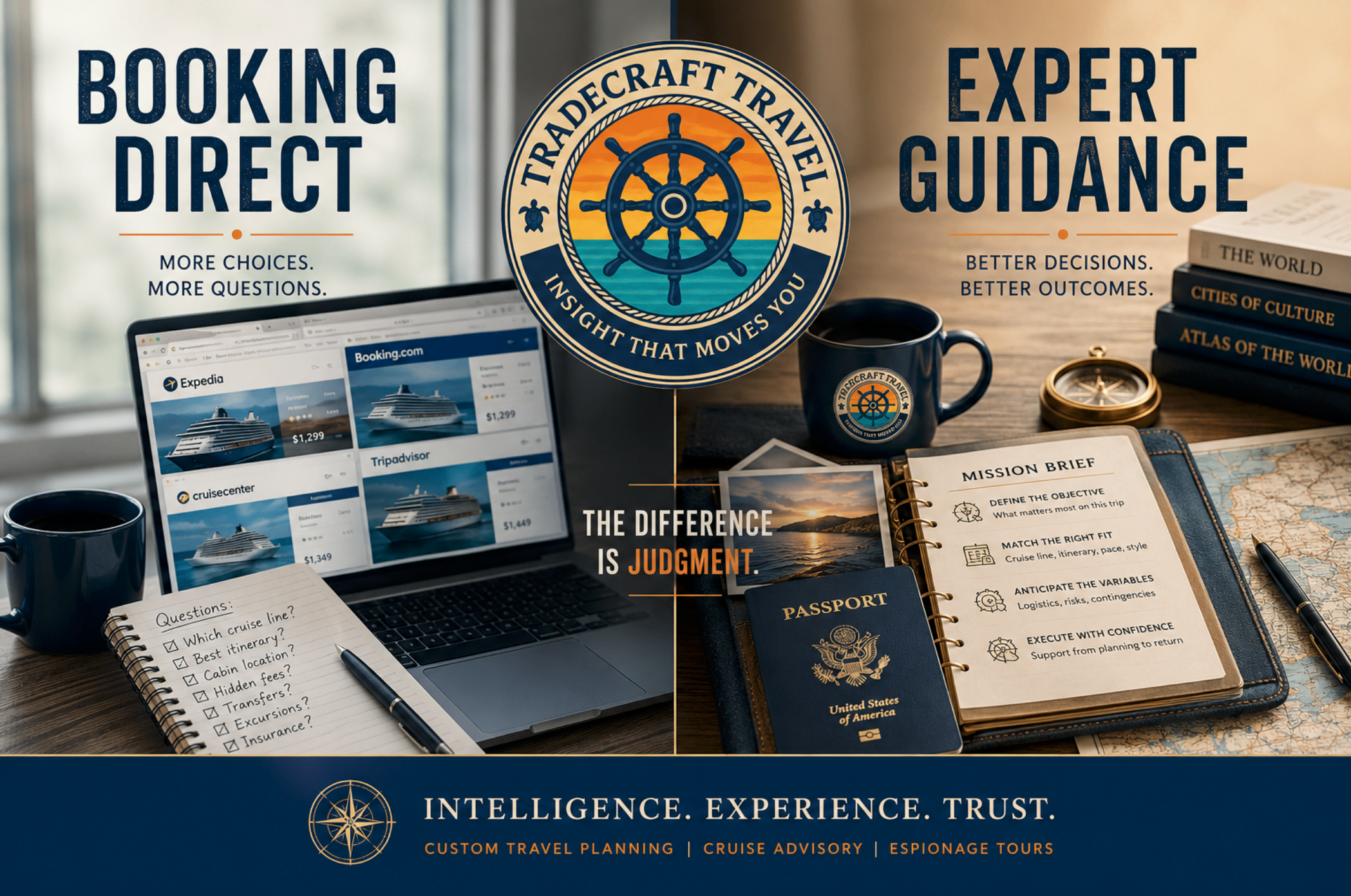 Booking Direct vs. Working With a Travel Advisor: The Difference Is Judgment