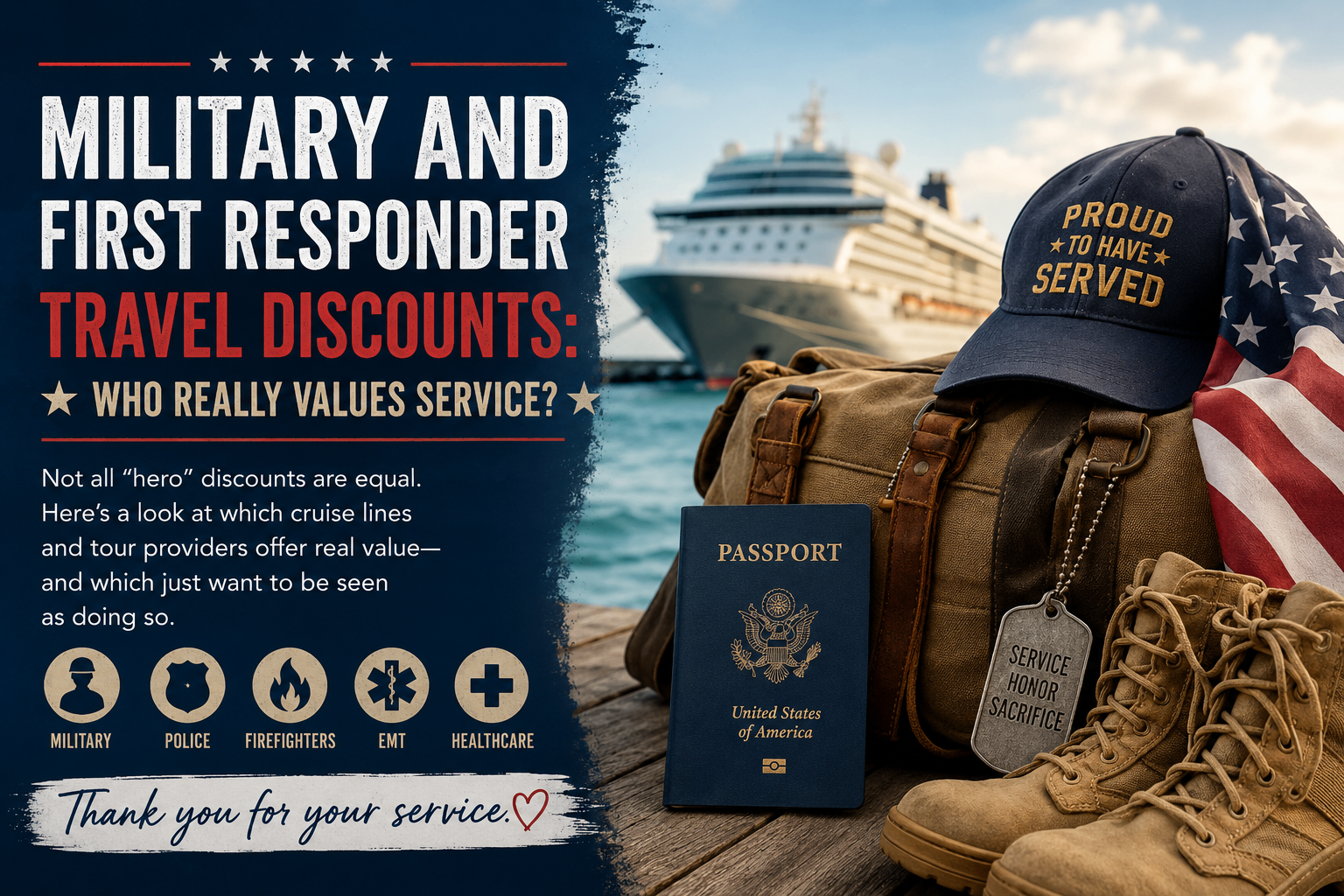 Military and First Responder Travel Discounts: Who Really Values Service?