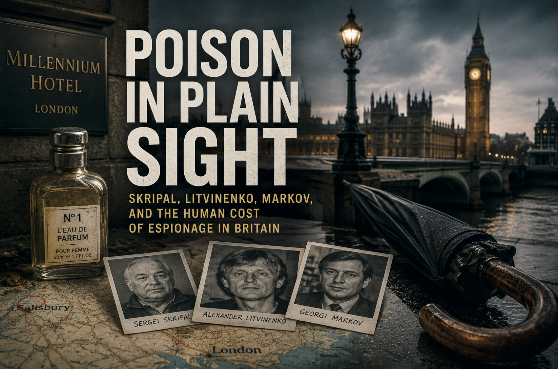 Poison in Plain Sight: Skripal, Litvinenko, Markov, and the Human Cost of Espionage in London