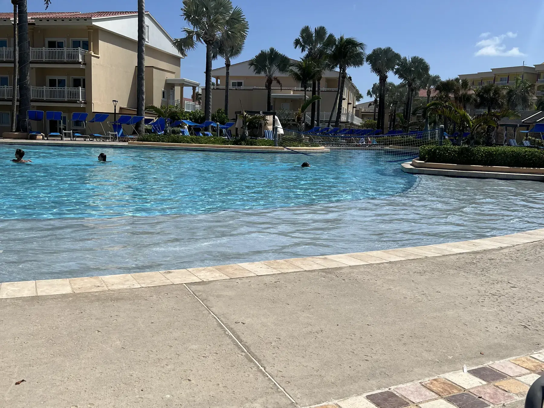 Main swimming pool at St. Kitts Marriott Beach Resort